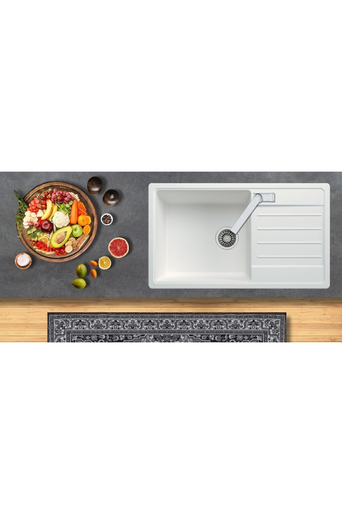 Granit Evye Myra Series White (BEYAZ)