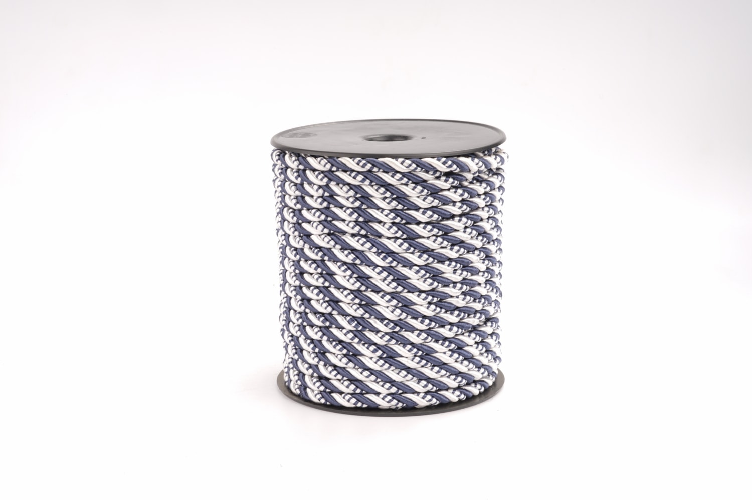 Polyester Kordon İp 10mm 50metre- Lacivert/ beyaz
