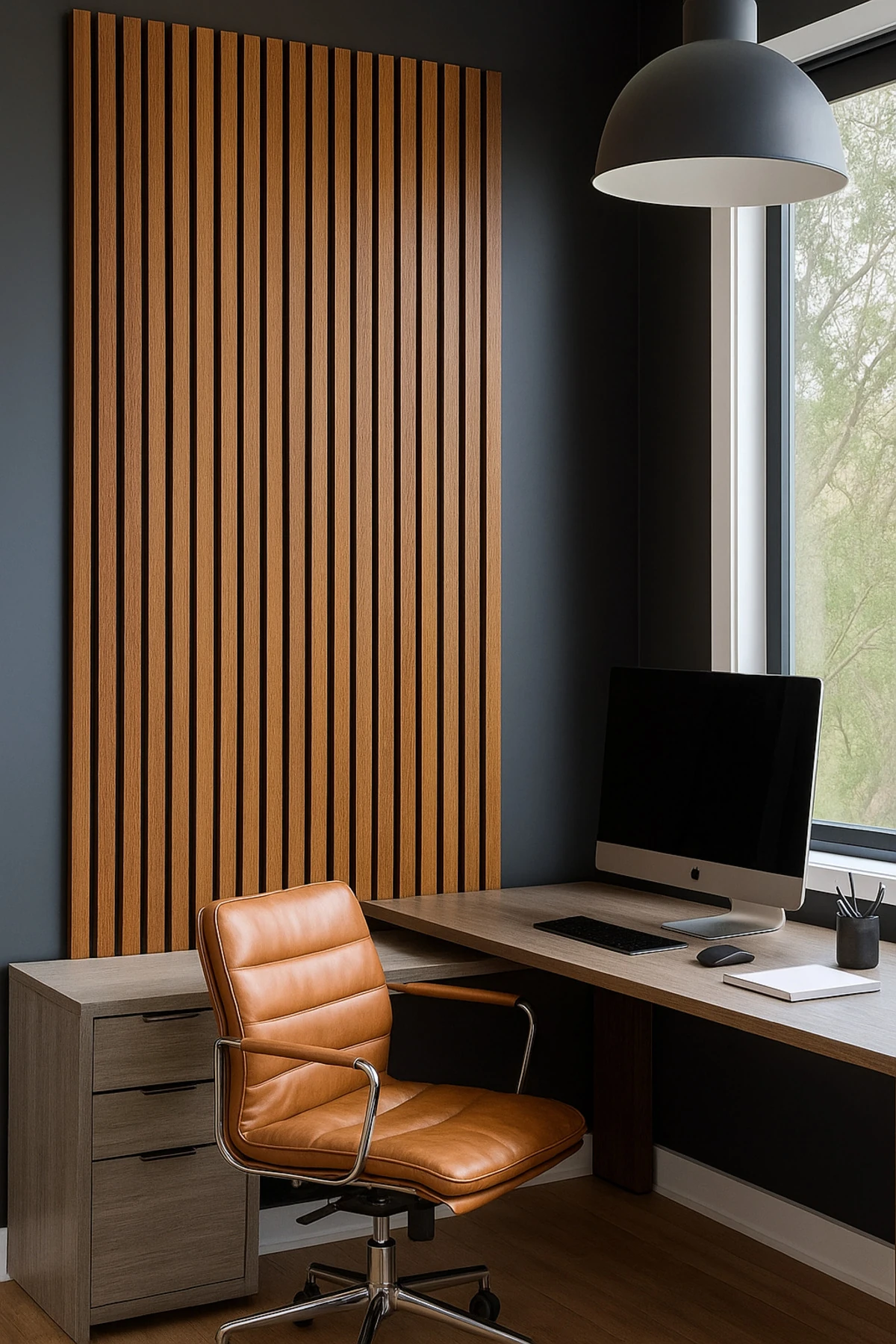 Teak Kendinden Yapışkanlı Dekoratif Çıta Panel – 18 mm Kalınlık | 120 cm Uzunluk | 12’li Set