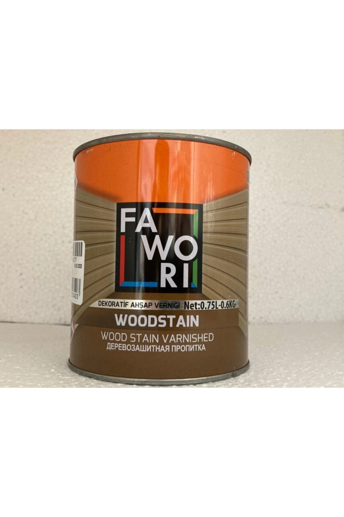 Wood Staın Açık Meşe Ahşap Vernik 0.75 lt