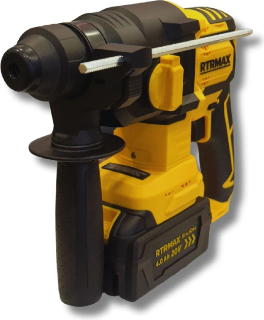 Rtrmax RTS5040 Akülü Pnömati̇k Kirici-Deli̇ci̇ Kömürsüz 1.8j 20MM 2x4 Ah Akü S-Lion