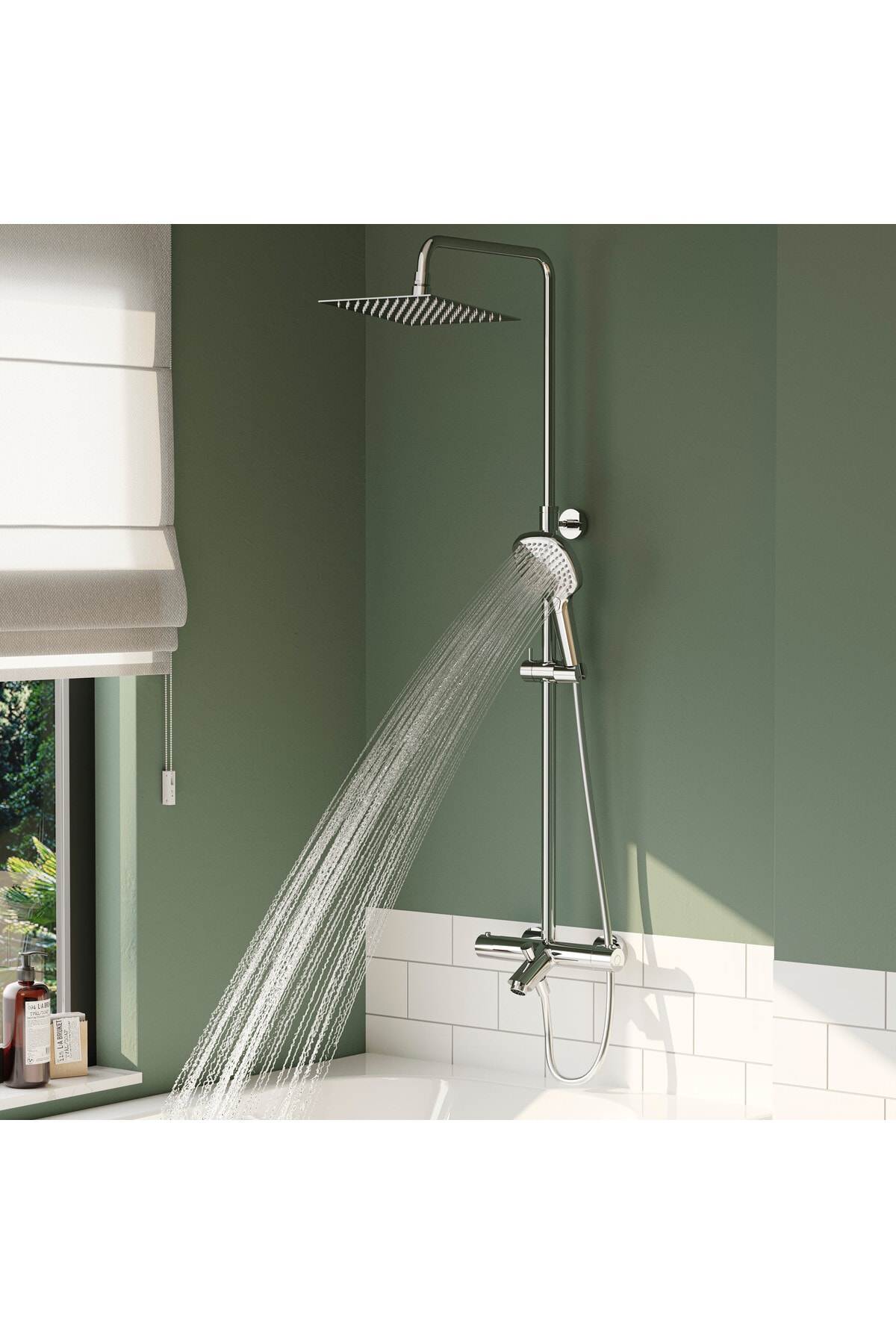 Aquaheat Bliss 230b A47211 Termostatik Banyo Sistemi, Krom