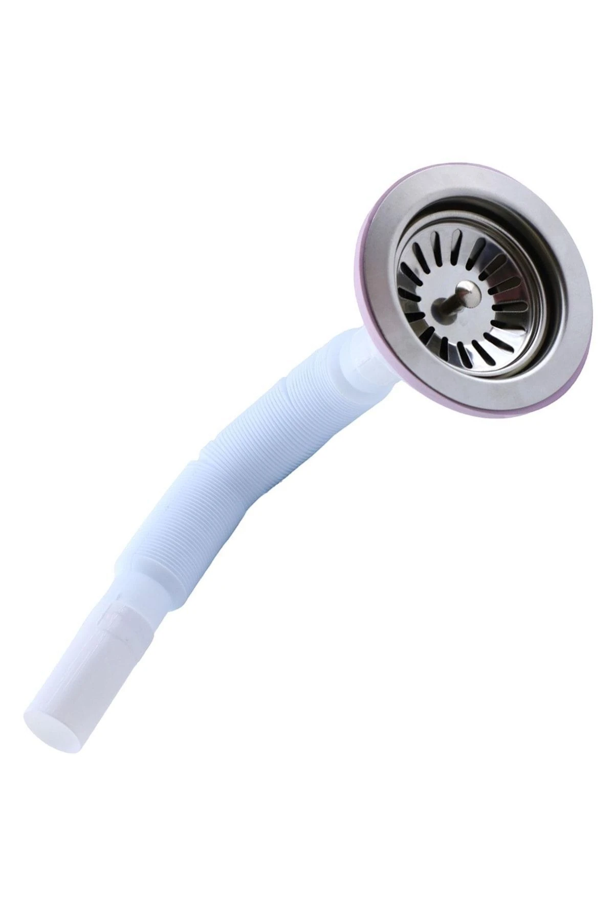 Lüks Çöpmak Körüklü Evye Lavabo Evye Sifonu Pis Su Gideri Borusu Plastik Geniş Kafa 30 -75 Cm