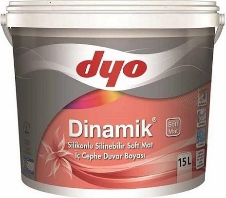 Dinamik Silikonlu Soft Mat Iç Cephe Boyası 15 Lt