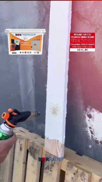 Borfıreproof Yangına Dayanıklı Boya 10 Kg