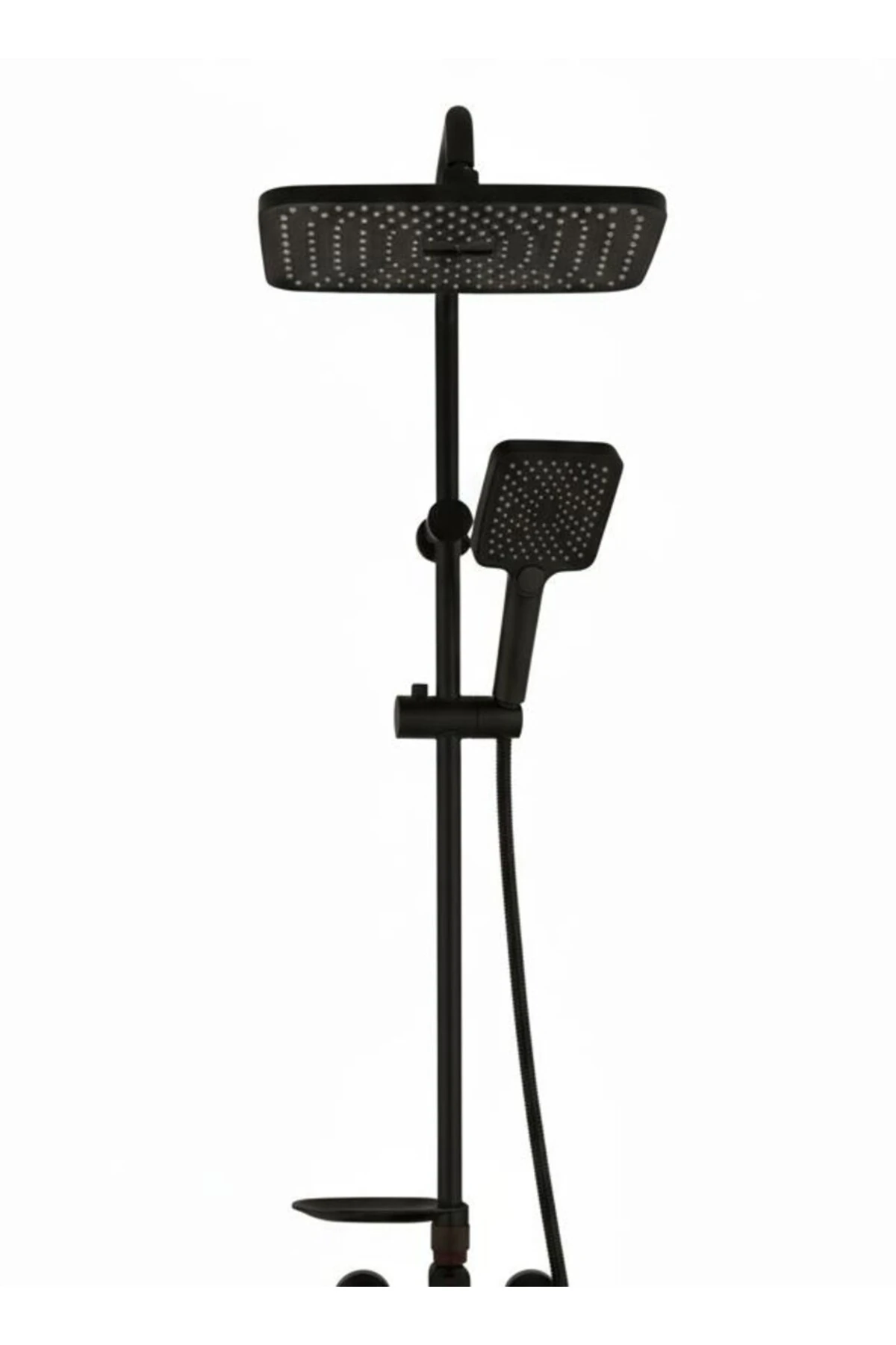 Luna Premium Siyah Yağmurlama Robot Tepe Duş Seti