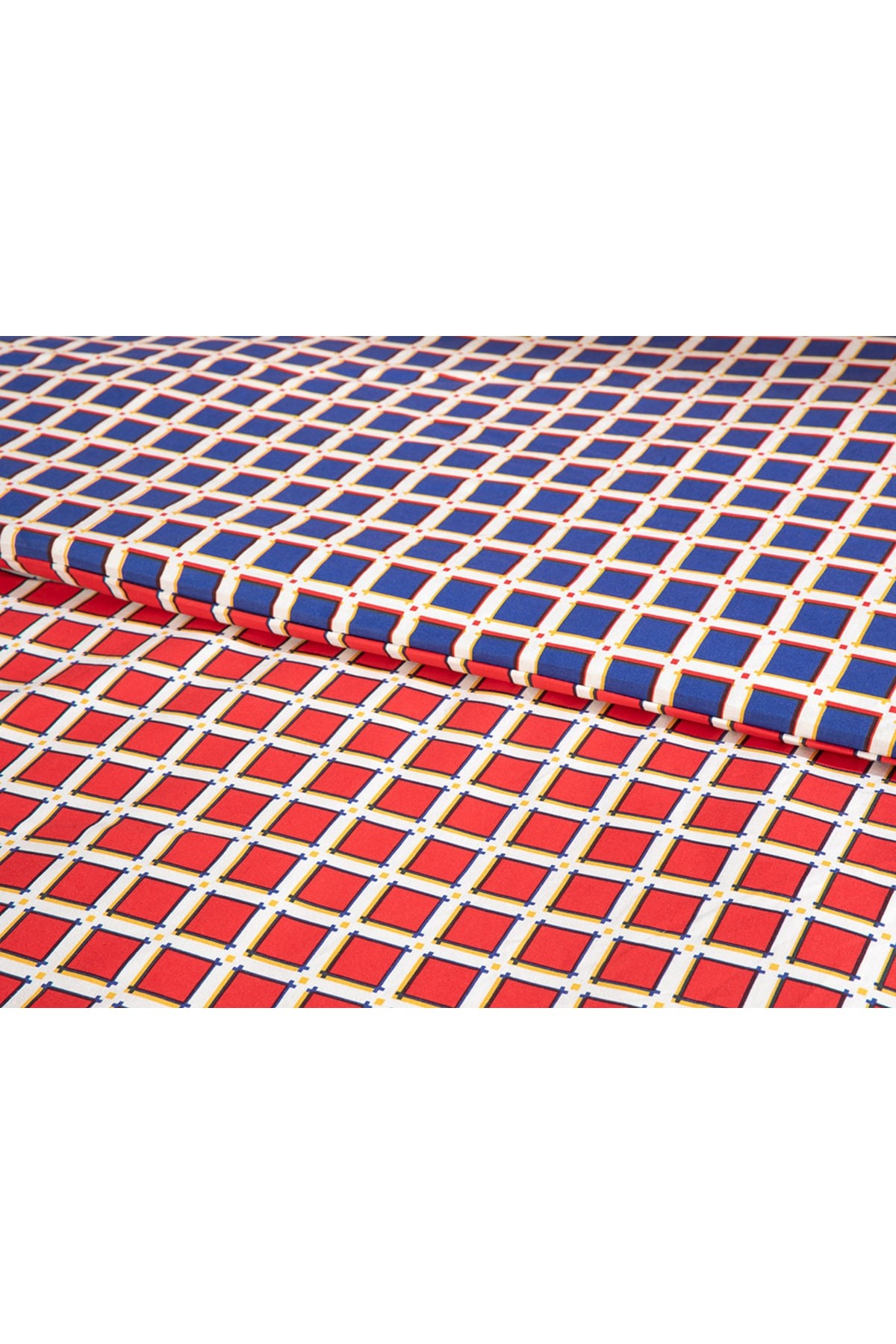 Direct Message Tesselation Pamuklu Çift Kişilik Nevresim Seti 200x220 cm Turuncu