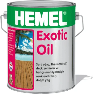 Exotic Oil - Bahçe Mobilyaları Için Doğal Yağ ( 2.5 Lt ) Natural