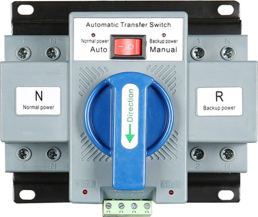 2p 63A 230V Mcb Tipi Çift Güç Otomatik Transfer Anahtarı Ats Nominal Gerilim 230V Nominal Frekans 50/60Hz (Yurt Dışından)