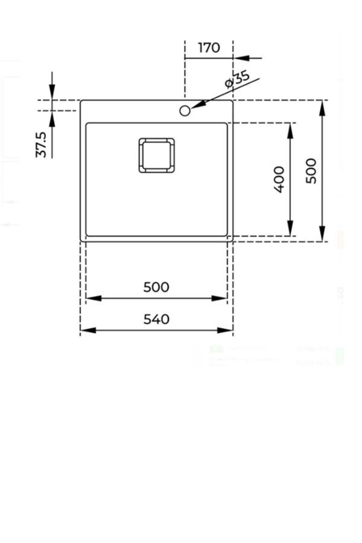 Forlınea Rs15 50.40 Paslanmaz Çelik Eviye