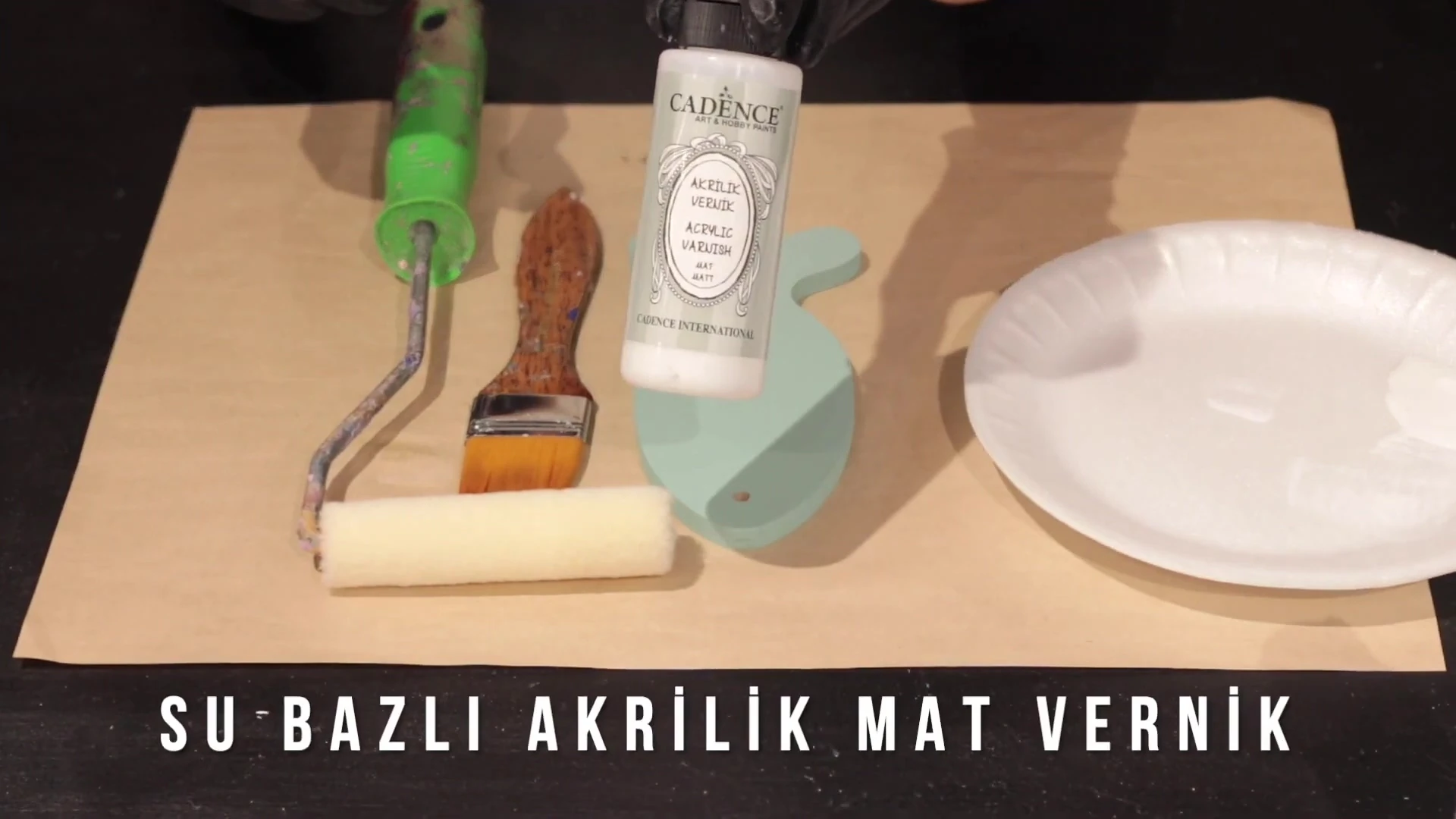Yarı Mat Su Bazlı Vernik 120ml