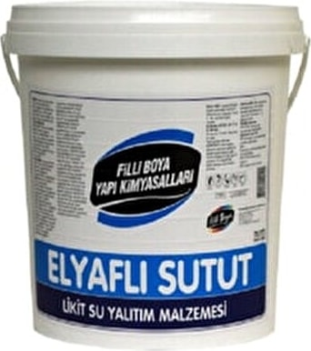 Elyaflı Sutut Su Yalıtımı İçin 10 kg Beyaz Renkli Malzeme Dış Mekan ve İç Mekan Uyumlu
