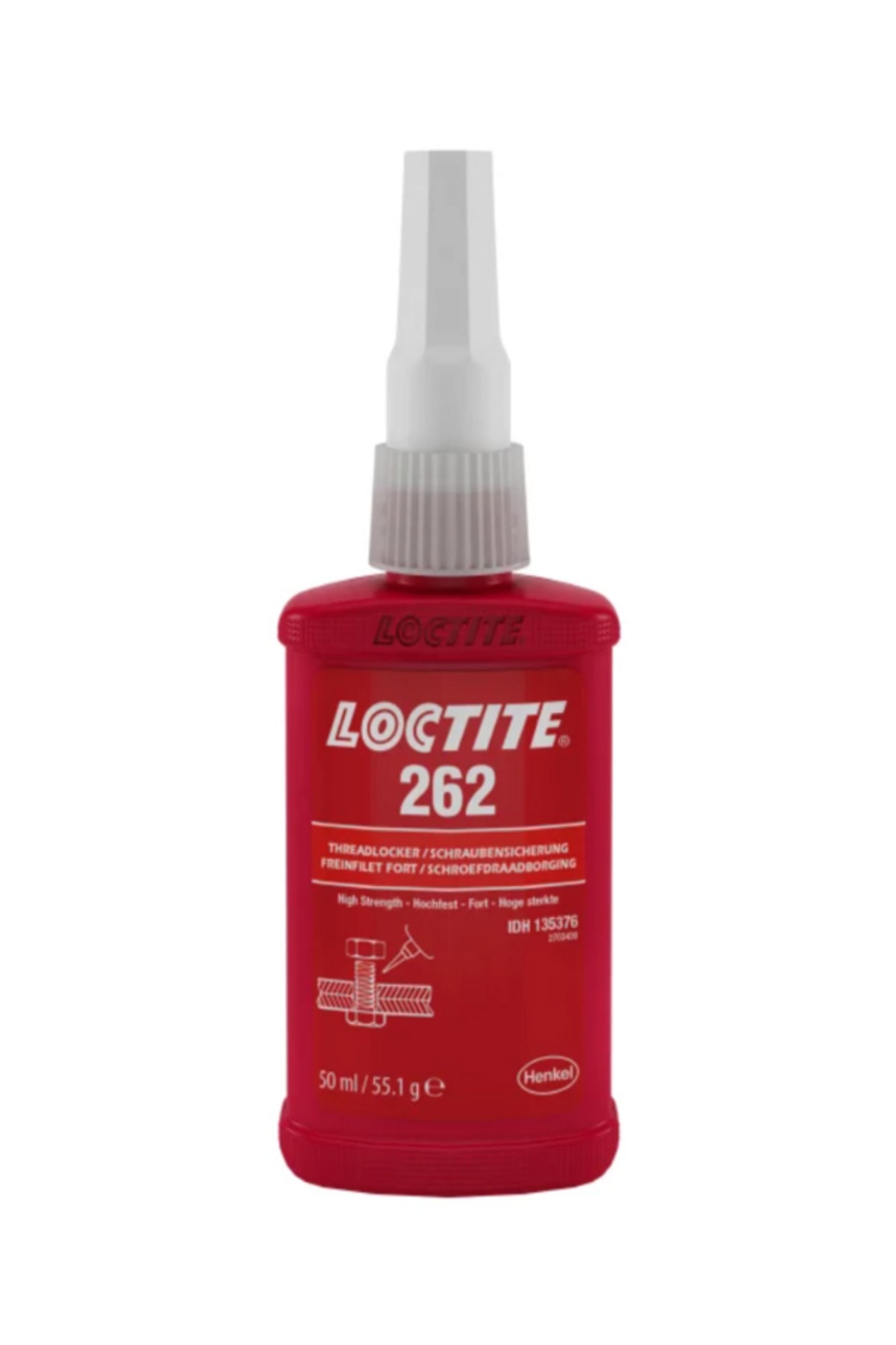 Loctıte 262 Orta Yüksek Mukavemetli Civata Sabitleyici - 50 Ml.