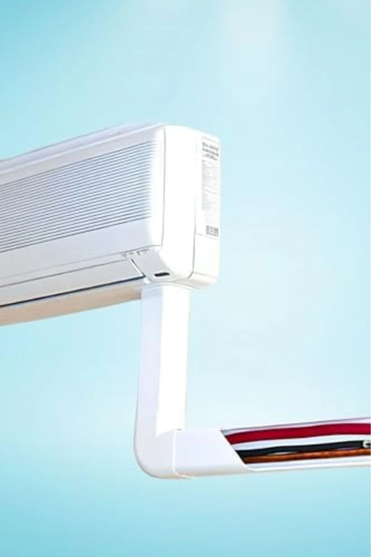 Odta 2 Metre (60x40mm) Kendinden Yapışkanlı Klima Borusu Gizleyici Kablo Kanalı | 2m (5 Adet x 40cm)