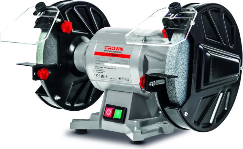 Bakır Sargılı Taş Motoru 350 Watt CT13547 | Profesyonel Taşlama Motoru 350 W Bileme Makinesi 200MM