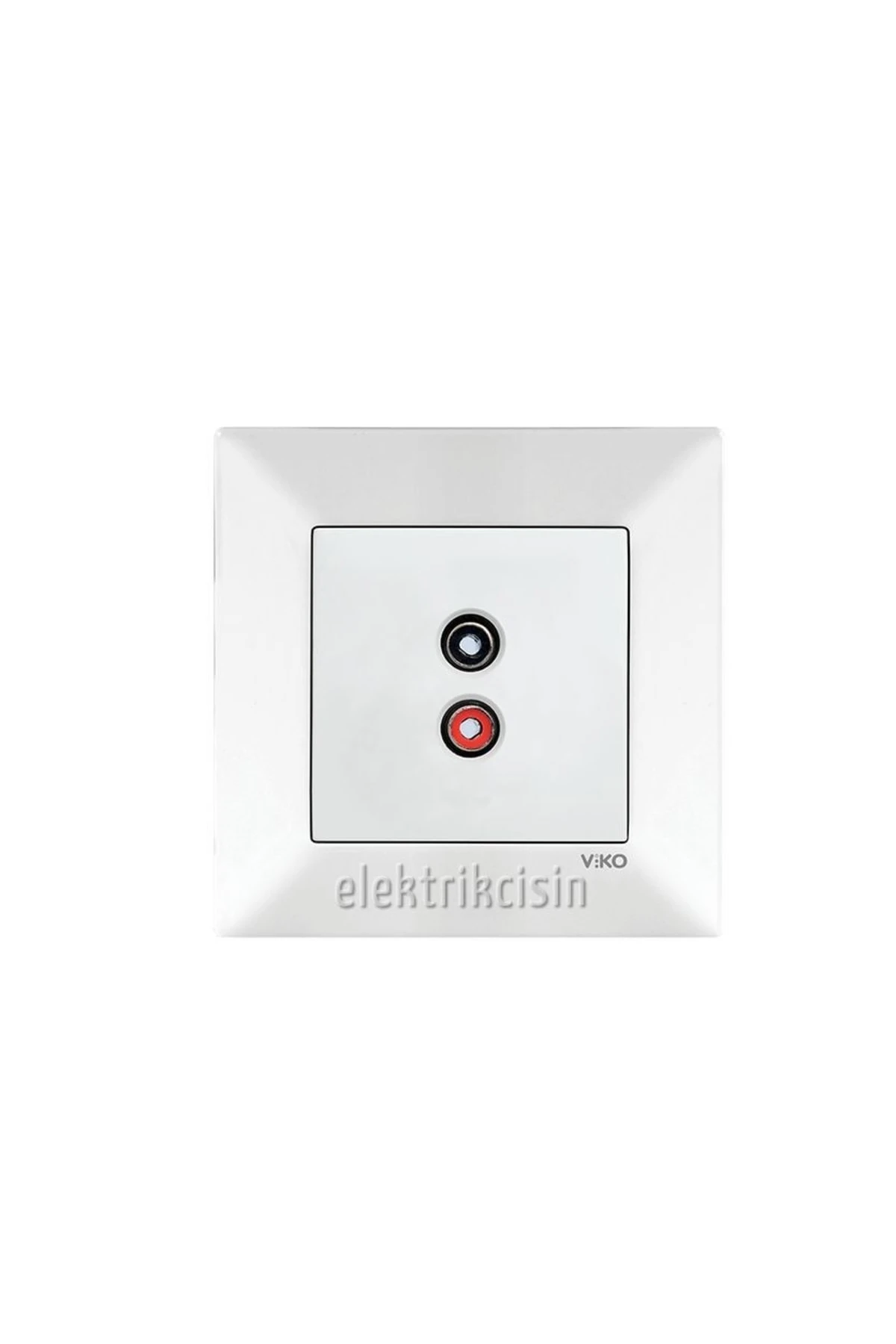 Meridian Beyaz Müzik Yayın Hoparlör Prizi - 12 Adet