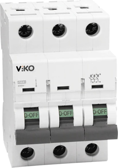 3X50 Amper 3 Fazlı C Tipi 4.5 Ka Otomatik Sigorta 4VTB-3C50
