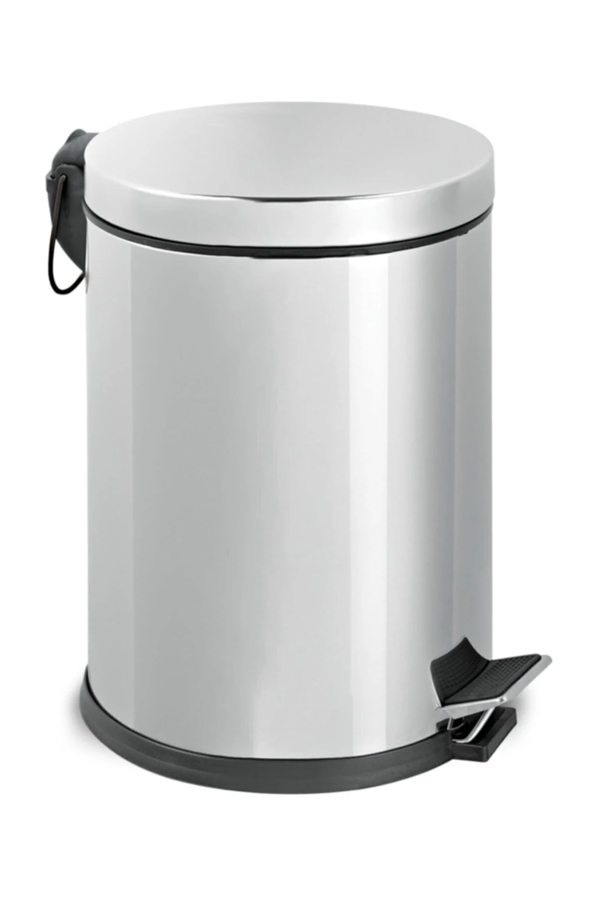 Paslanmaz Çelik Pedallı 12 Litre Çöp Kovası 12 Lt Ev Ofis Banyo Mutfak