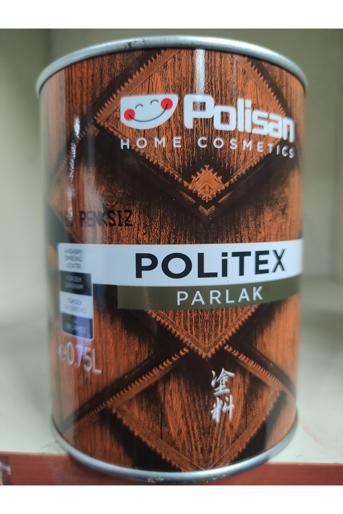Politex Lüx Renksiz Parlak Vernik Su Geçirmez Uv Dayanıklı 0.75 Litre 1 Adet