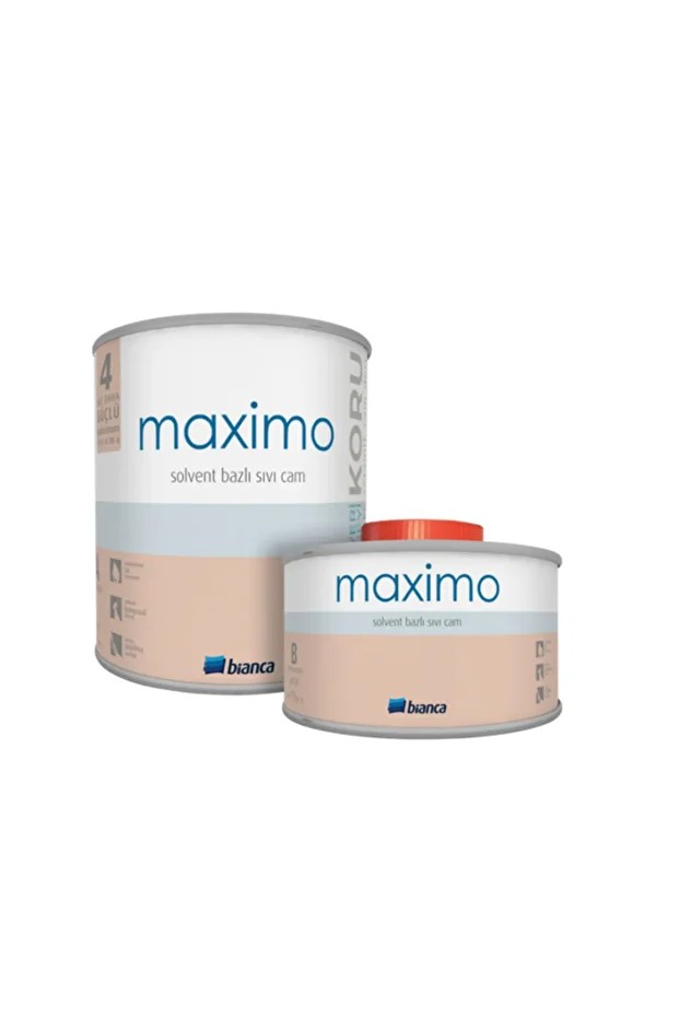 Stella Maximo Solvent Bazlı Vernik Sıvı Cam 500 ml Ipek Mat
