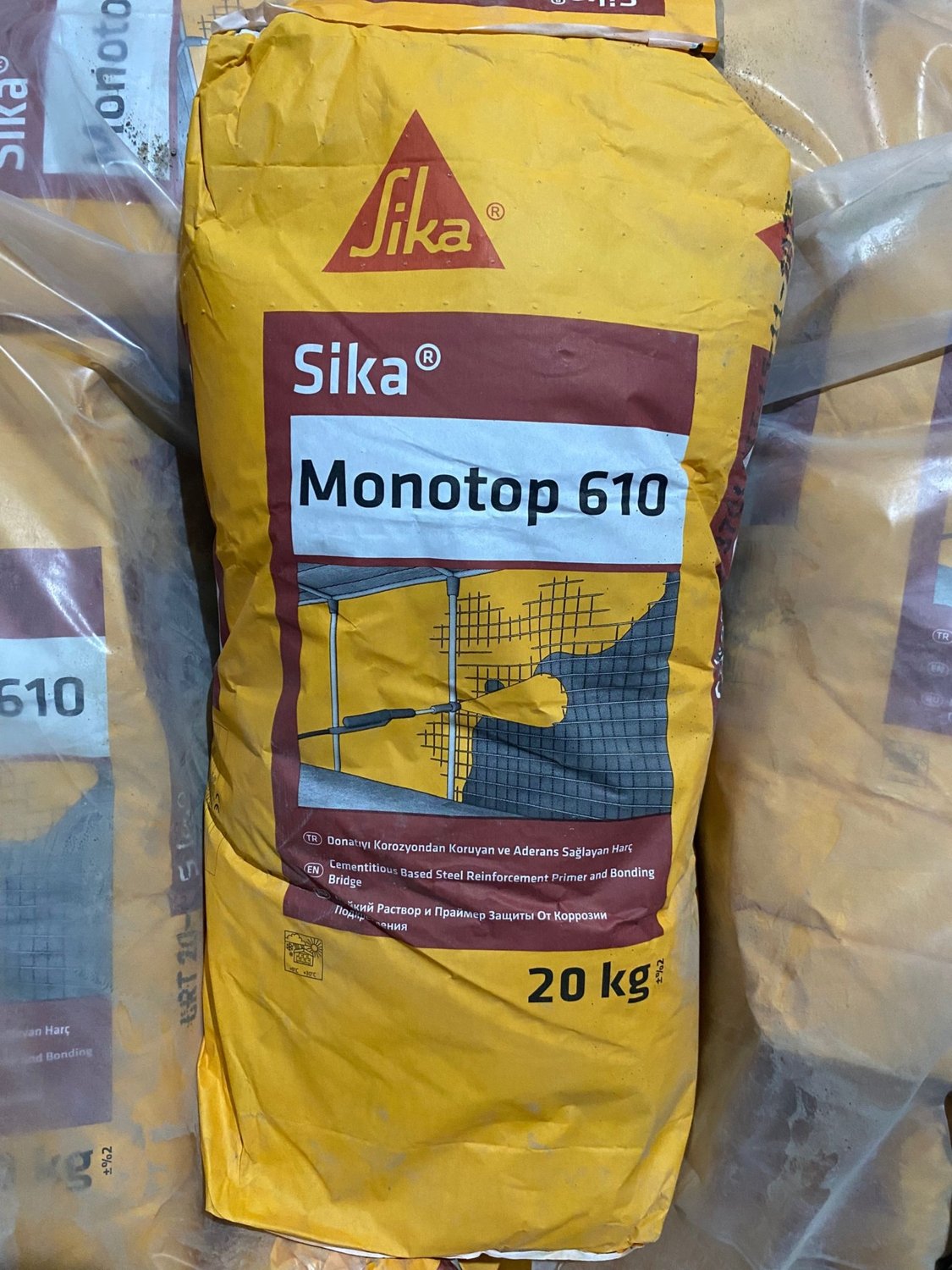 MONOTOP-610 Donatıyı Korozyondan Koruyan ve Aderans Sağlayan Harç 20KG