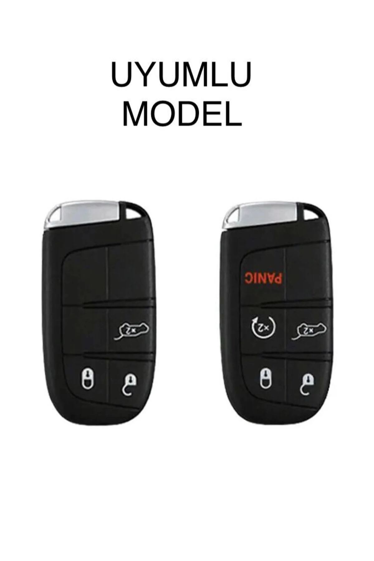 Fiat 500 X 5001 Egea Cross Akıllı Lüks Anahtar Kılıfı Beyaz Uyumlu 2.resime Bakınız