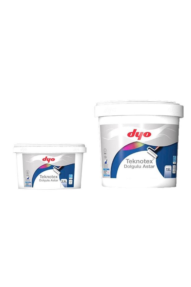 Teknotex Dolgulu Dış Cephe Astarı 15 Litre Beyaz