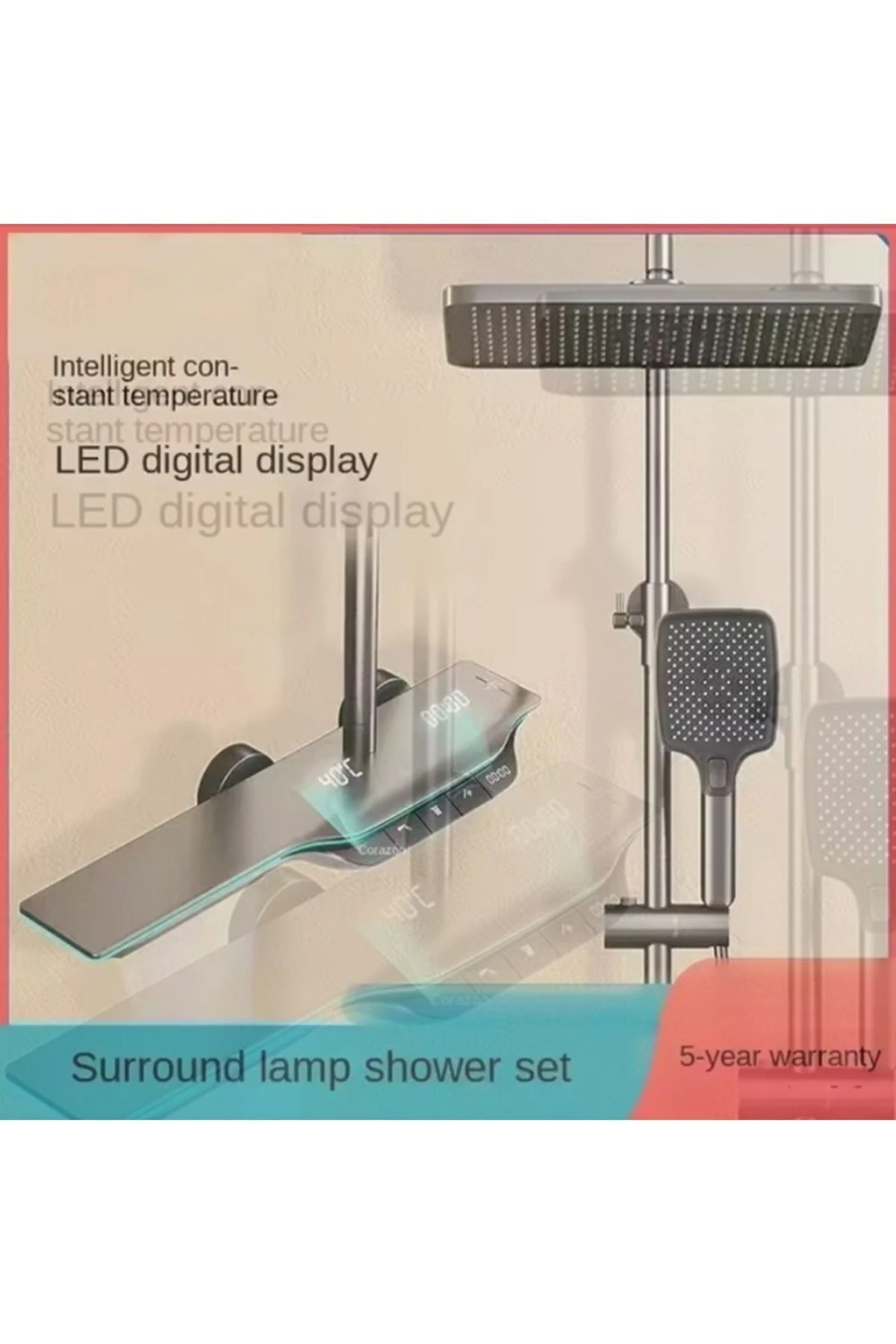 Termostatik Akıllı Duş Seti (SHOWER SET S2)