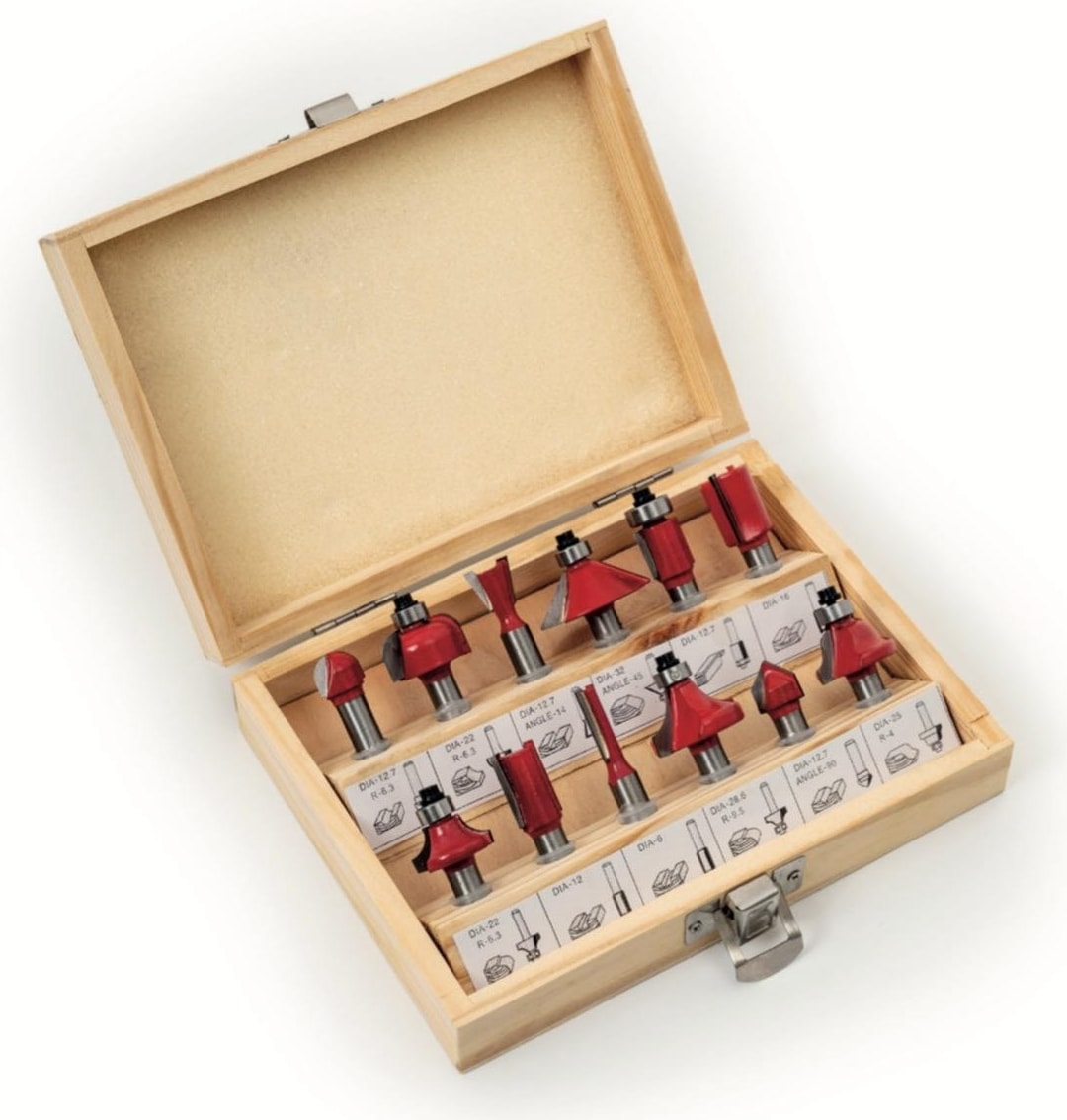 BOSCH 2317 Freze Bıçak Set 6 mm 12 Parça