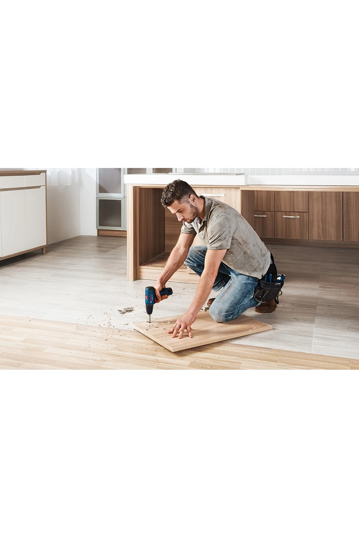 BOSCH Gsr 120 Li Akülü Vidalama + Gdr 120 Li Akülü Somun Sıkma Şarjlı Matkap Kombo Set