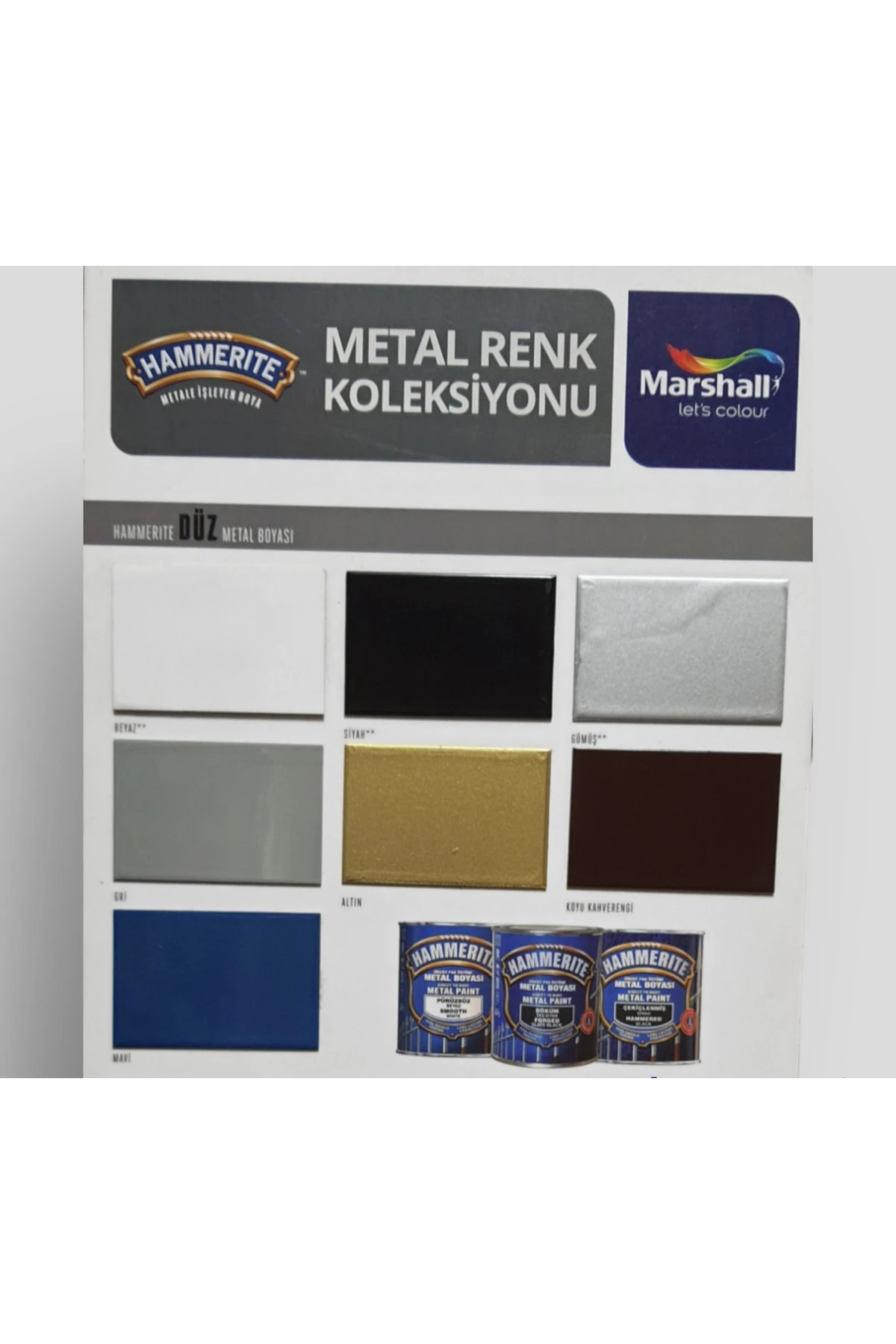 Hammerite Boya ( Direkt Pas Üstüne Sürülen Boya )