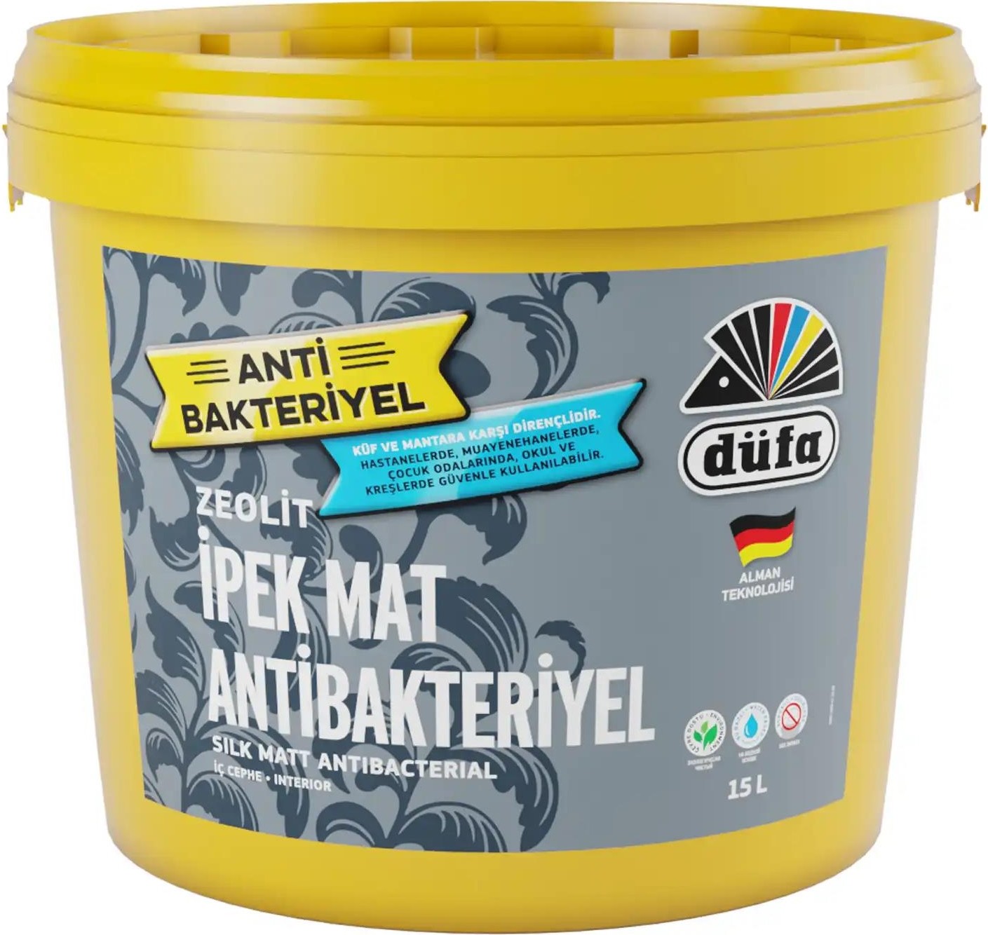 Zeolit Iç Cephe Duvar Boyası Antibakteriyel Ipek Mat