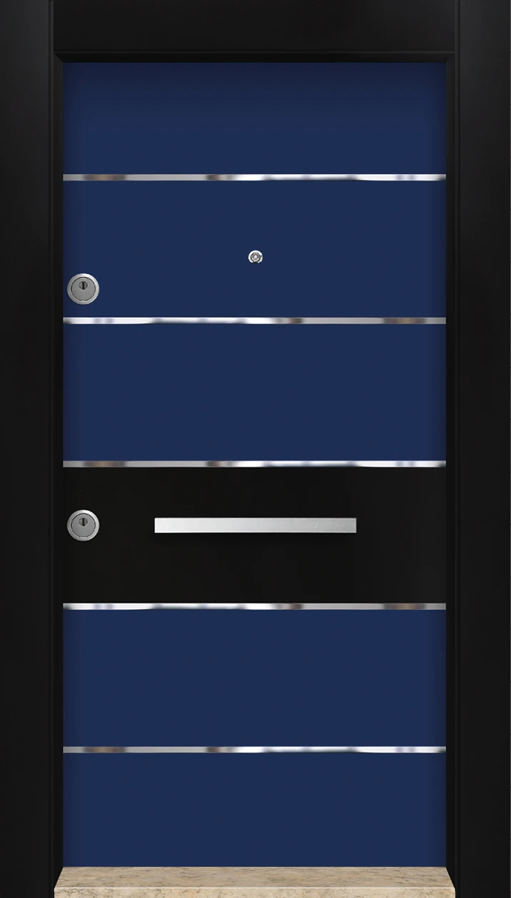 MN-6038 Dış Iklim Kapısı Yağmur'a ve Güneşe Dayanıklı Çelik Kapı