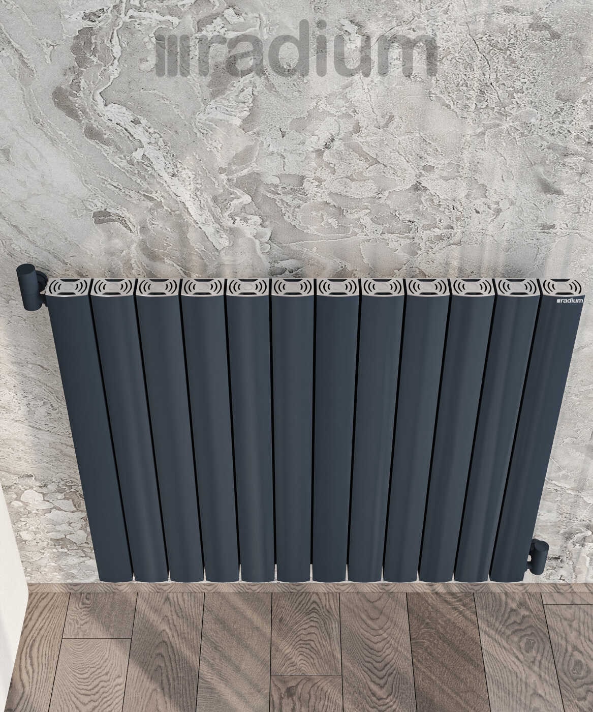 Alüminyum Radyatör 600X920 mm Manolya Antrasit