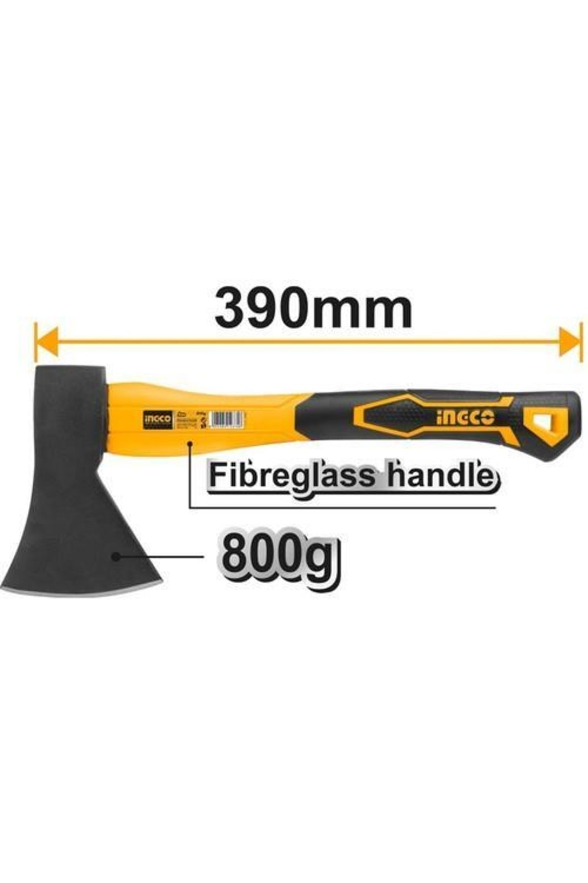 Fiberglass Saplı Balta 800g Ing-hax0208008