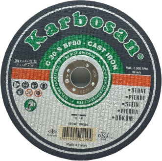 KARBOSAN Ermer Kesci Disk 180mmX3.0X22