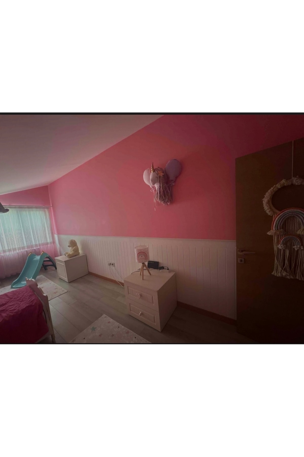 Mdf Cnc Işlemeli Dekoratif Boyanabilir Duvar Paneli(102X54CM) (6MM) Düz