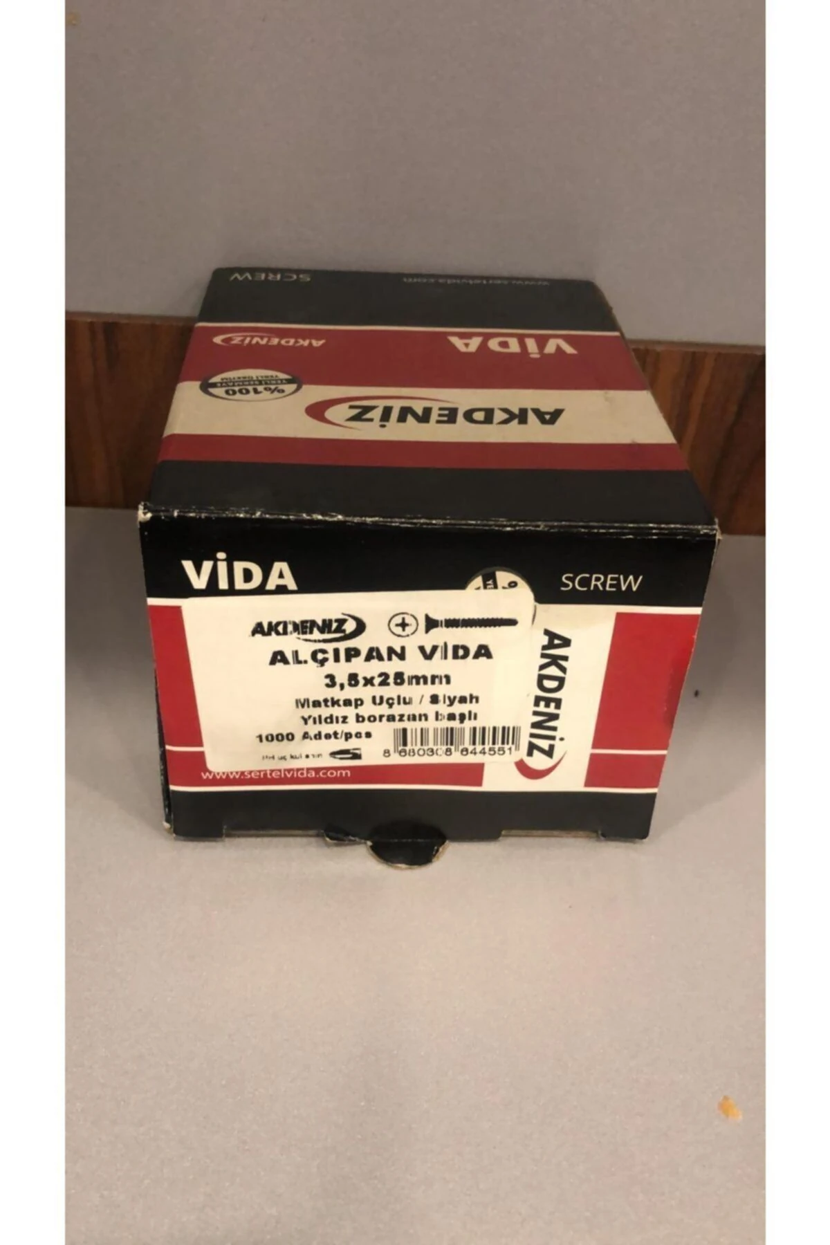 Alçıpan Vidası Matkap Uçlu 3,5*25mm 1000 Adet