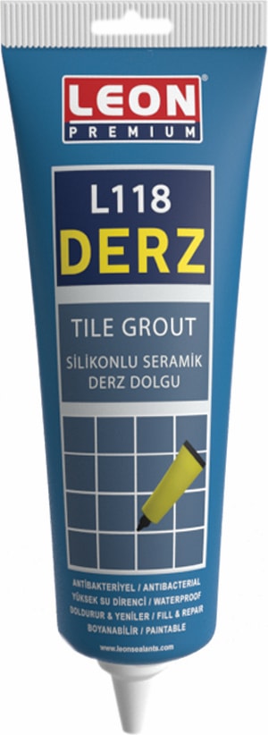L118 Silikonlu Hazır Derz Dolgu Antibakteriyel 250 ml X2 Adet