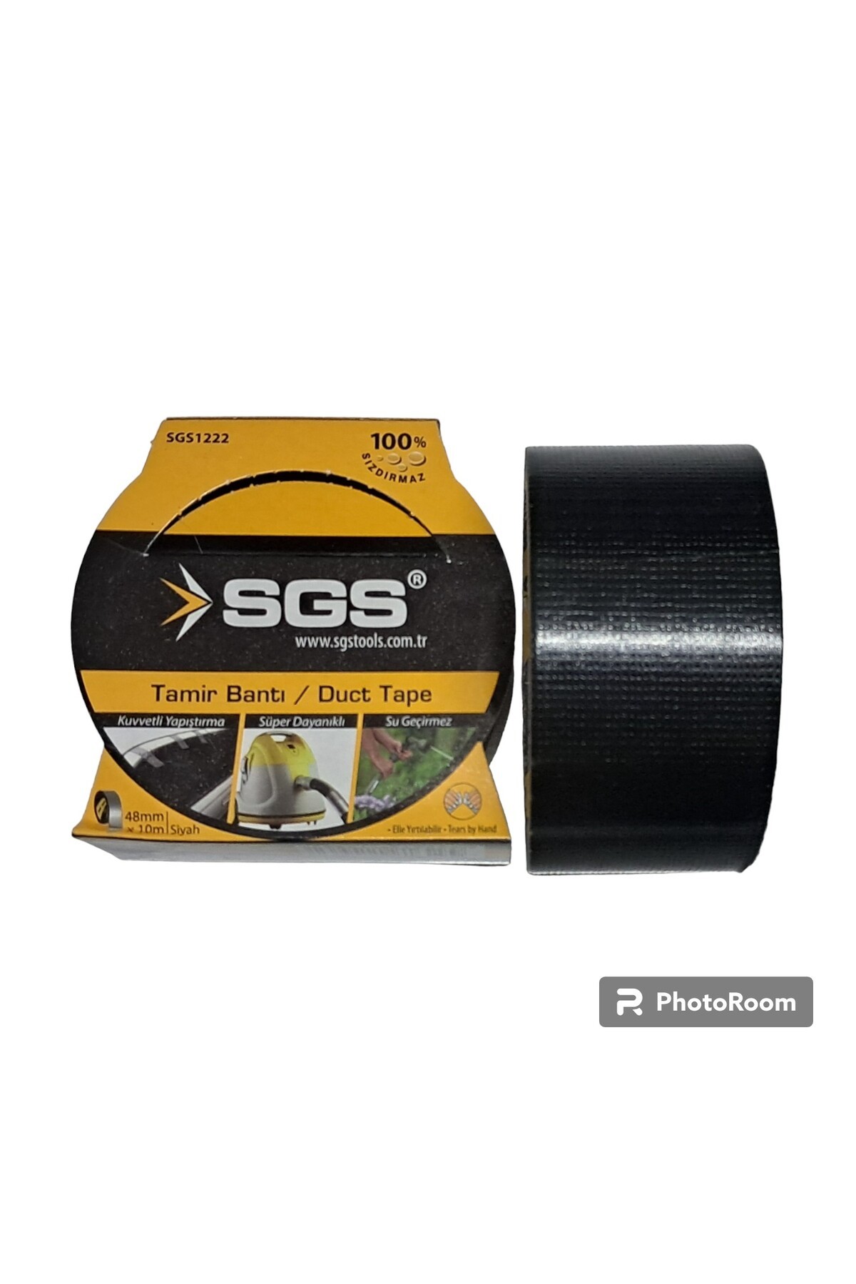 Yüksek Kalite Tamir Bandı / Bıranda Tamir Bandı SİYAH 48mm X 10 Metre