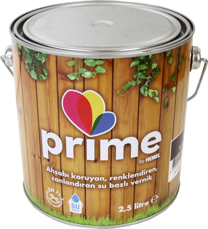 Prime Su Bazlı - Aqua Renk + Cila Birleşik Iç-Dış Mekan 2,5 Lt
