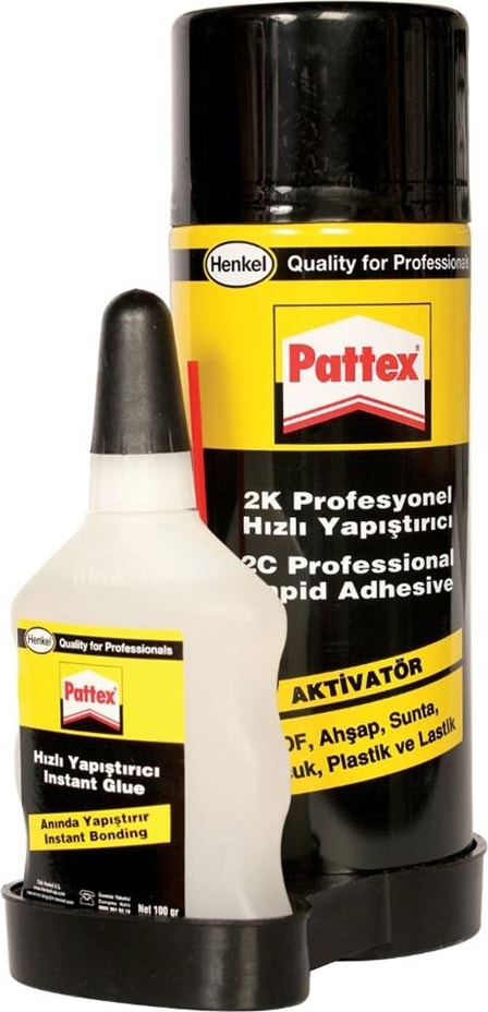 Pattex 2k Profesyonel Hızlı Yapıştırıcı 200+50 ml