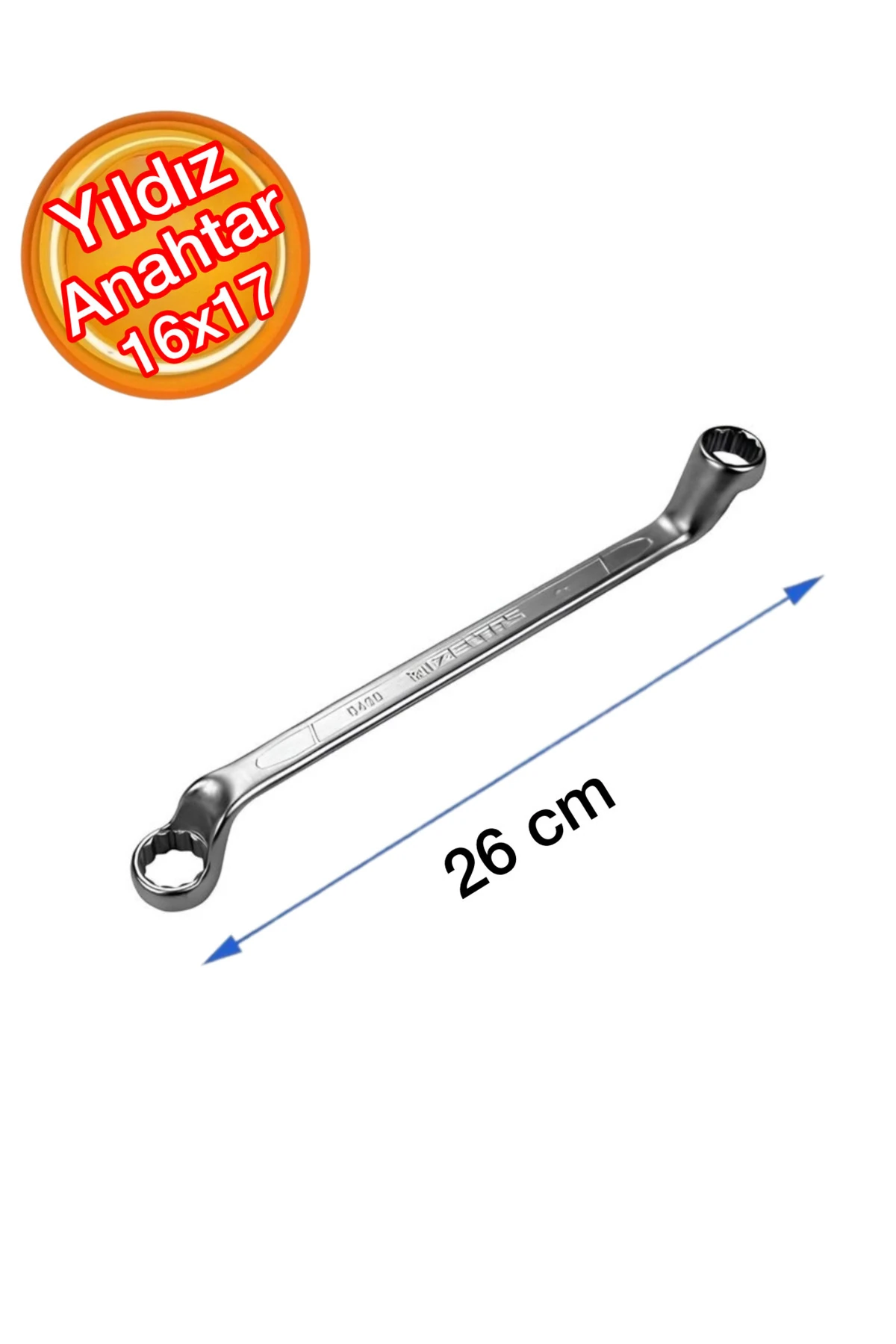 Yıldız İki Ağız Anahtar 16x17 mm