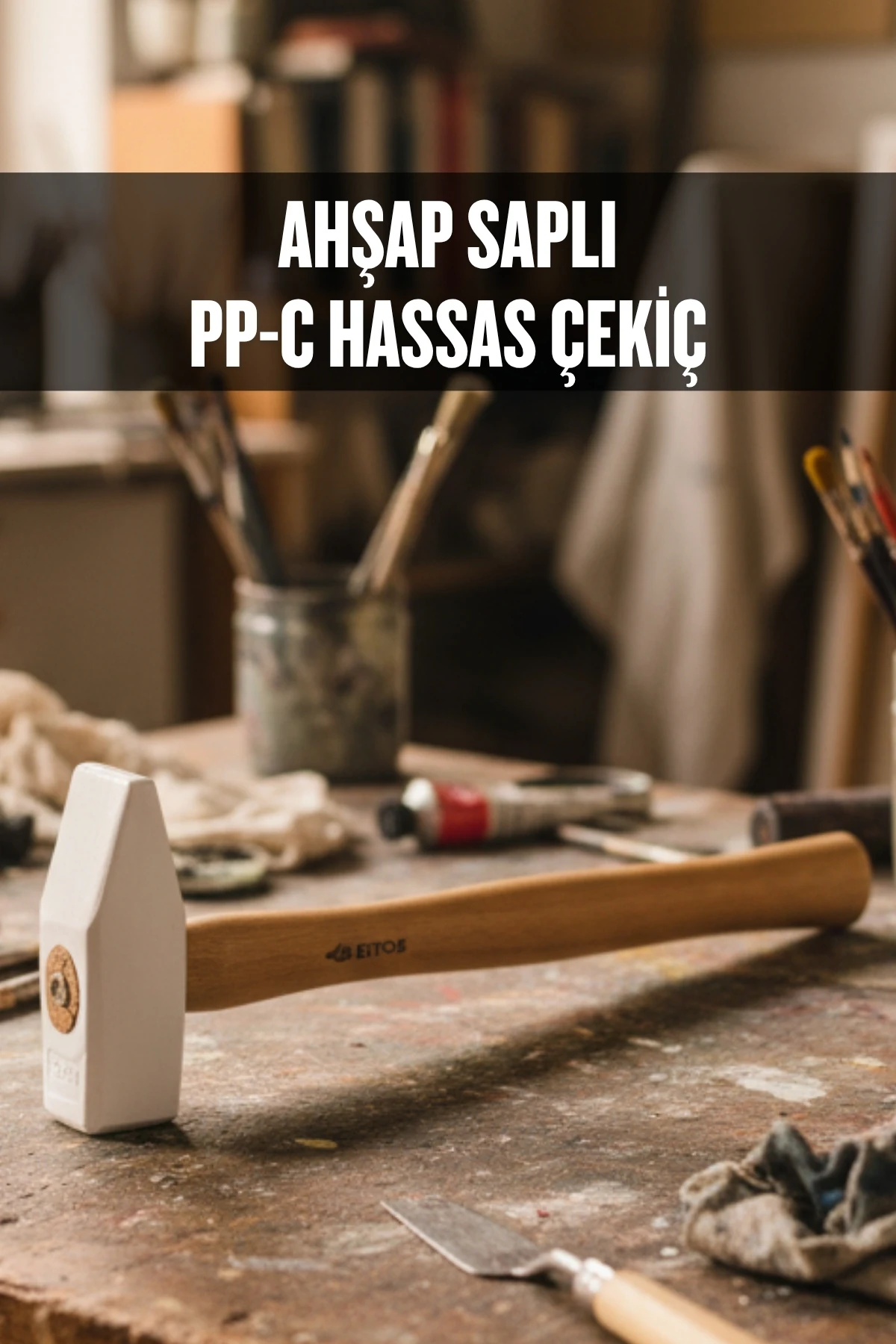 Ahşap Saplı 1000 g Hassas Çekiç PP-C – El İşi ve İnce İşçilik İçin Profesyonel El Aleti