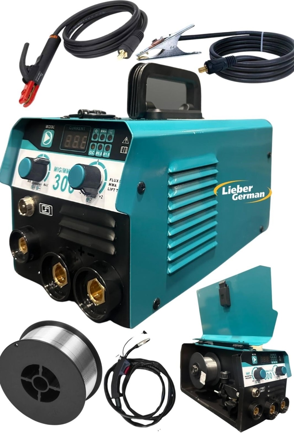 Teknoloji M300 Mig Tig Mma 3in1 300 Amper Invertör ve Gazsız Gazaltı Kaynak Makinesi