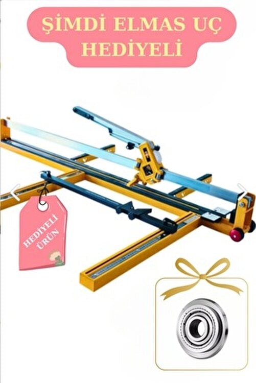 Onon Yeşil Lazerli Kesim- Long 120 CM(127 Cm'e Kadar) Yedek Elmas Hediye Seramik Granit Fayans K.m.