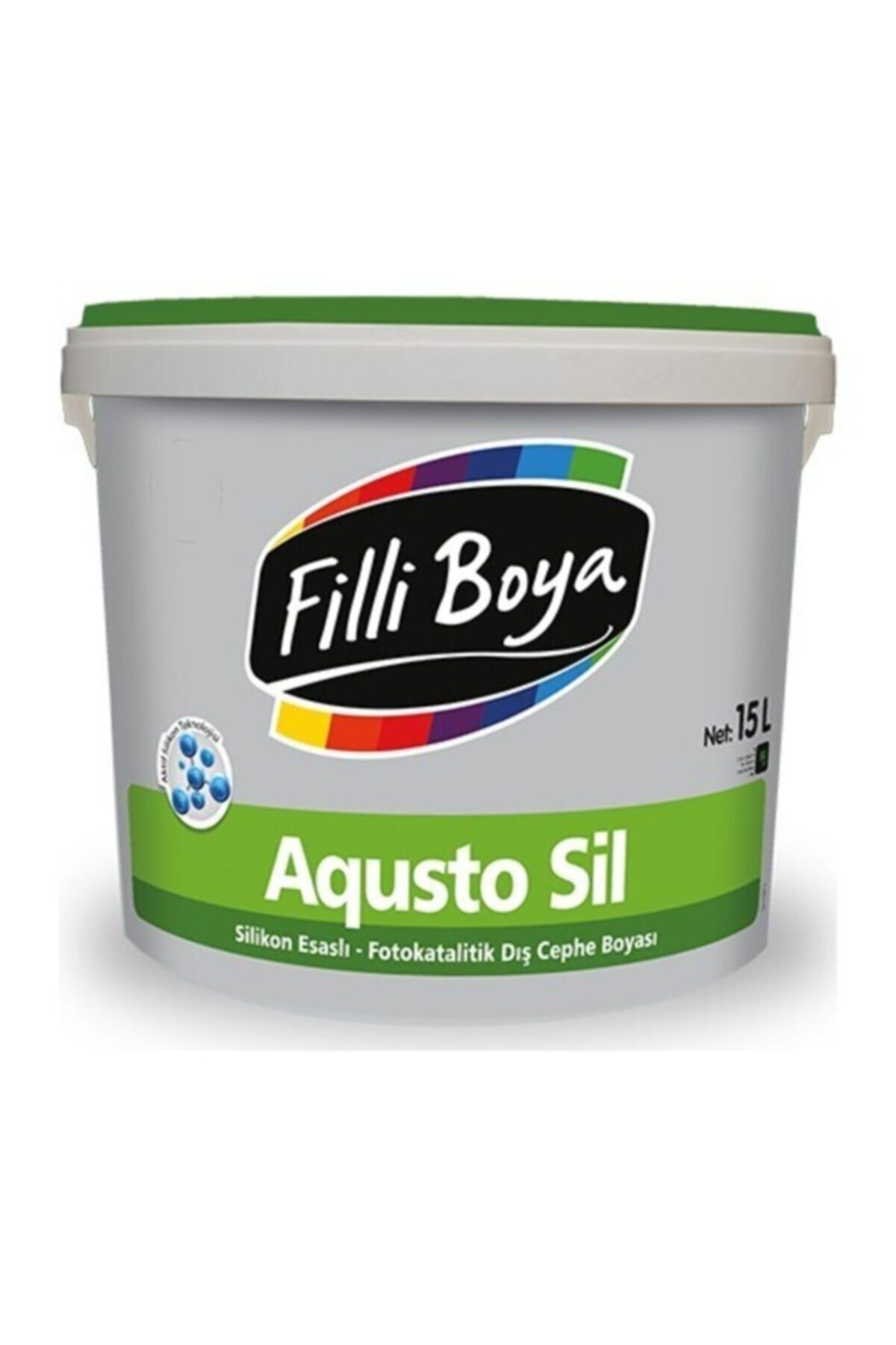 Aqusto Sil Silikon Esaslı Fotokatalitlik Cephe Dış Boyası 15 Lt