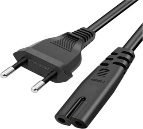 Teyp Radyo Yazıcı Elektrik Power Güç Kablosu Fişi Ps2/3/4 2 Pin C7 (1.5 Metre)