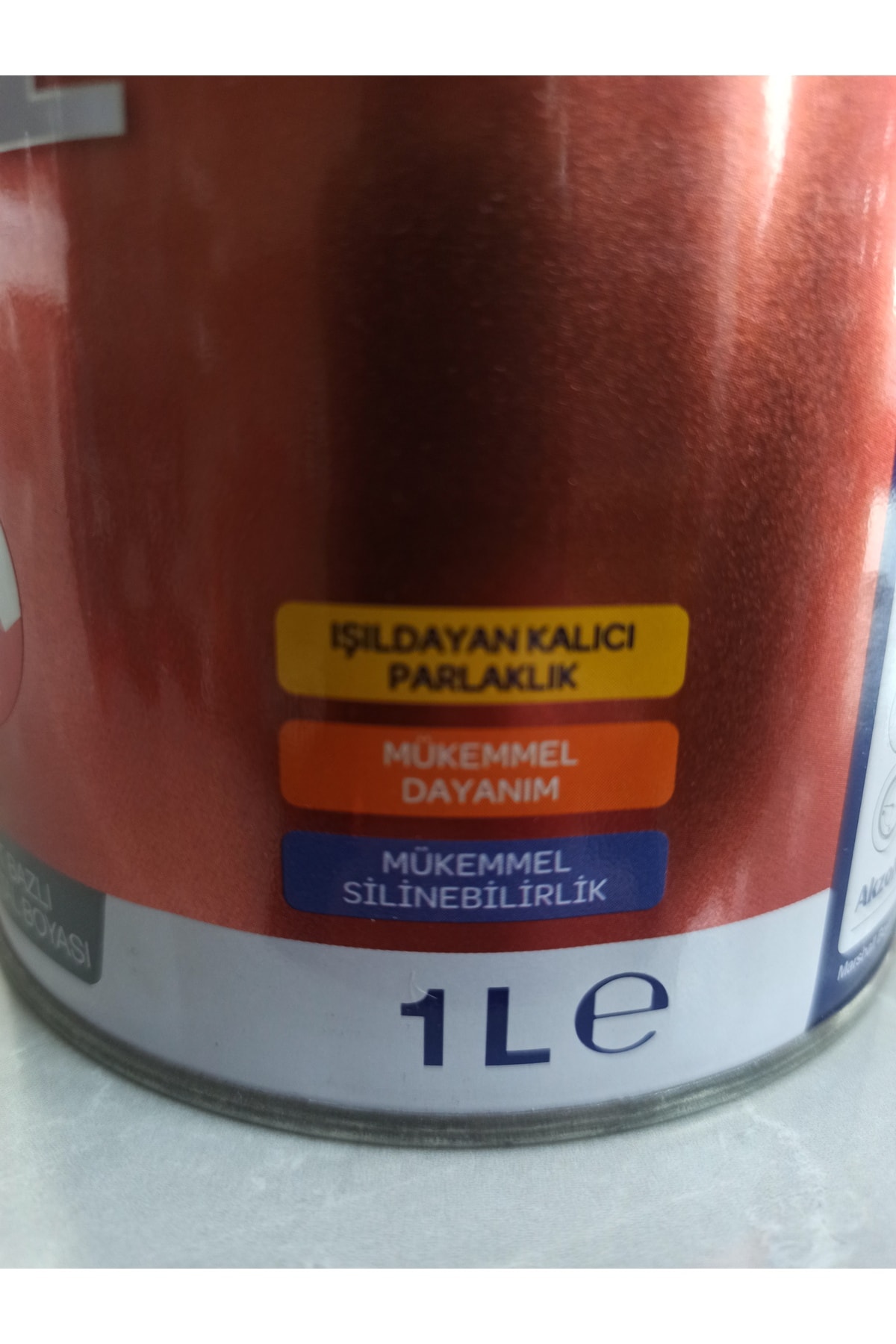 lüks parlak metal boya tam 1litre