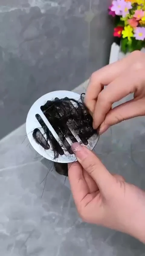 1 Adet Kendinden Yapışkanlı Banyo Gider Kapağı – Pislik Tutucu, Tıkanma Önleyici, Çelik Bant